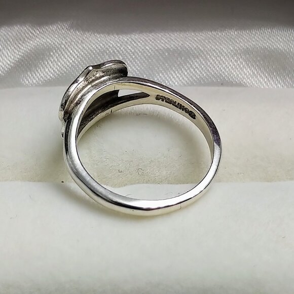 Authentic Coat of Arms Vintage .925 Sterling Silver Class Ring Collegiate Ring - Picture 4 of 9